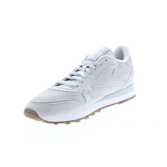 Reebok Mens Classic Leather Gray Shoes (NWT) - Picture 4 of 7